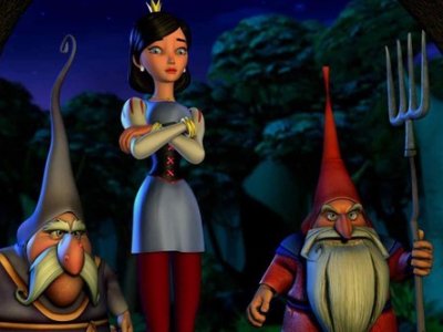 Dessins Animés : Il était une fois Blanche Neige, 1 pomme, 3 petits cochons, 7 nains (Happily N'Ever After 2)