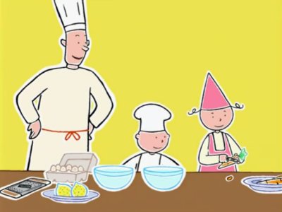 Dessins animés : La cuisine est un jeu d'enfants