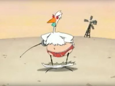 Dessins Animés : Le poulet de l'espace (The Chicken from Outer Space)