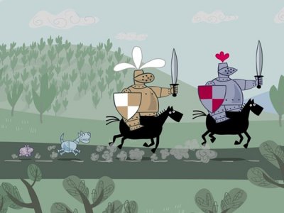 Dessins Animés : Les Gros Chevaliers (The Big Knights)