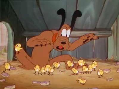 Dessins animés : Papa Pluto (Silly Symphonies)