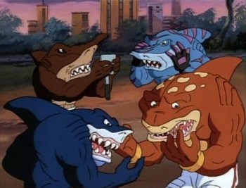 Dessins Animés : Streetsharks les requins de la ville